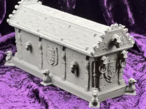 Exploring the Nosferatu Vampire Coffin Box: A Unique 3D-Printed Prop for Halloween Enthusiasts