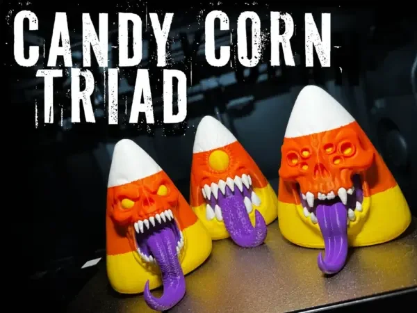 Candy Corn Monsters: Unpacking the Halloween Triad of 3D Printing Creativity