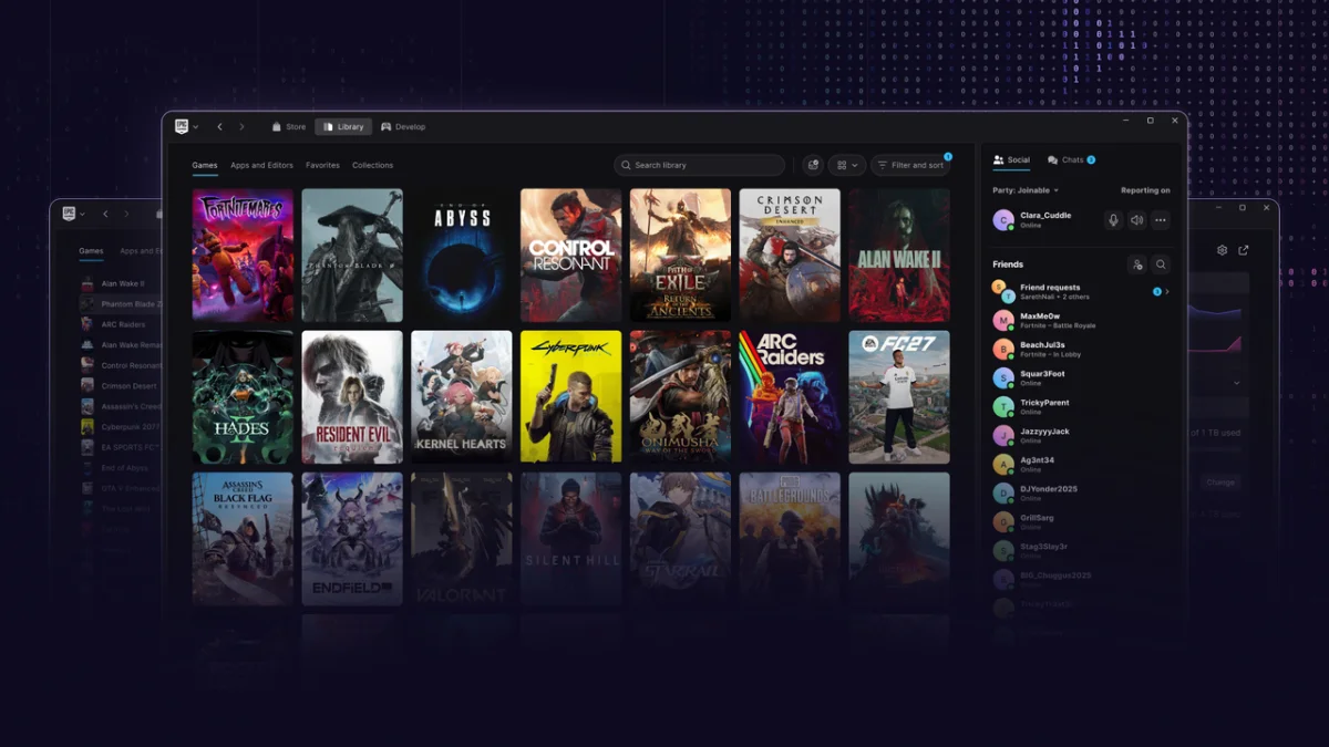 Epic Games Launches AI-Enhanced Launcher, Claims Significant Performance Boost Over Steam