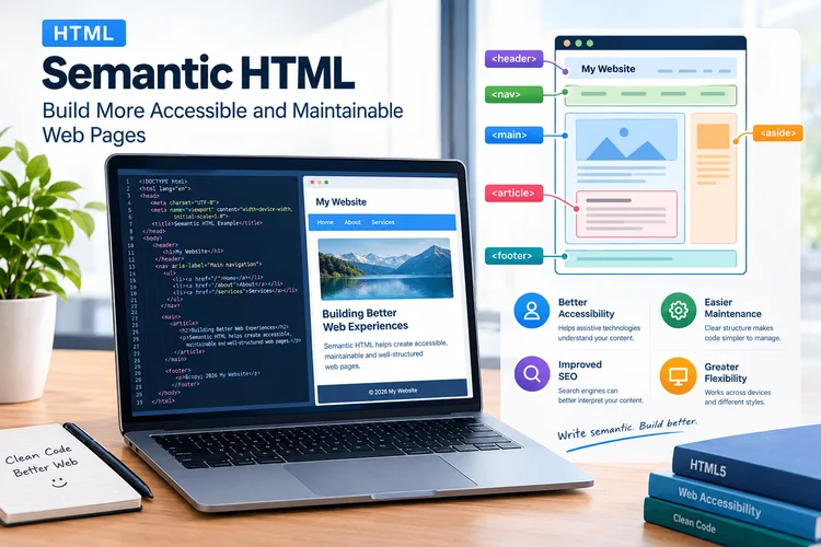 Harnessing Semantic HTML for Enhanced Web Accessibility and Maintenance