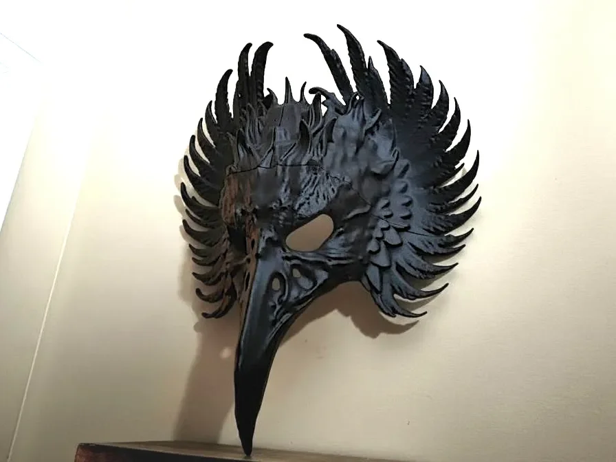 Exploring the Gothic Raven Mask: A 3D Printable Marvel for Halloween